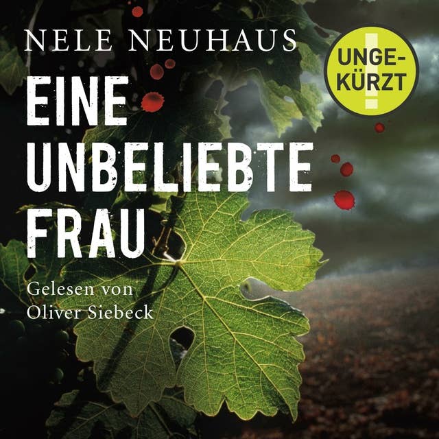 Cover for Eine unbeliebte Frau (Ein Bodenstein-Kirchhoff-Krimi 1)