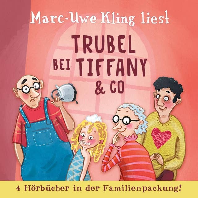 Trubel bei Tiffany & Co: Der Tag, an dem die Oma das Internet kaputt gemacht hat; Der Tag, an dem der Opa den Wasserkocher auf den Herd gestellt hat; Der Tag, an dem Papa ein heikles Gespräch führen wollte; Der Tag, an dem Tiffany das Wasser aus der Wanne geschaukelt hat