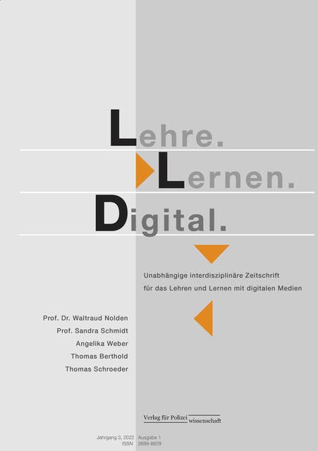 Lehre.Lernen.Digital: Jahrgang 3, 2022 Ausgabe 1