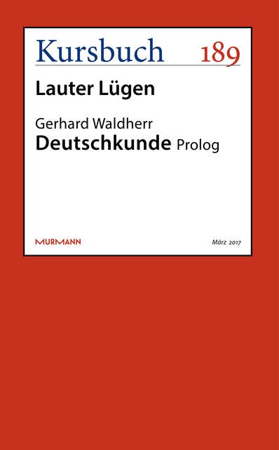 Deutschkunde: Prolog