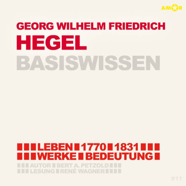 Georg Friedrich Wilhelm Hegel (1770-1831) - Leben, Werk, Bedeutung - Basiswissen (Ungekürzt)
