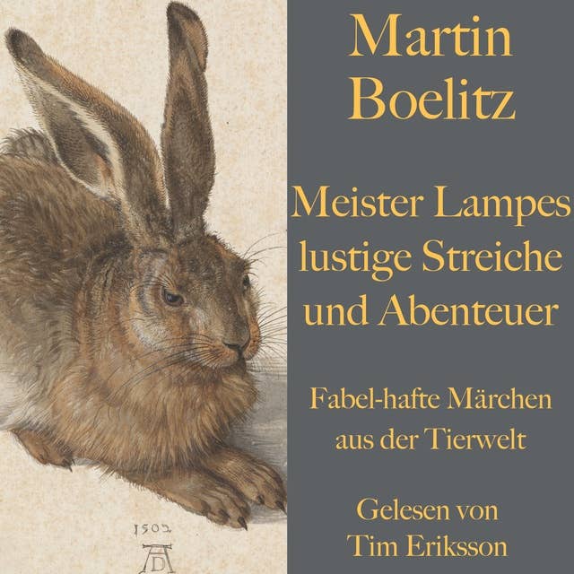 Martin Boelitz: Meister Lampes lustige Streiche und Abenteuer