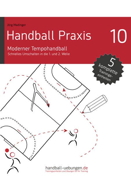 Handball Praxis 10 – Moderner Tempohandball: Schnelles Umschalten in die 1. und 2. Welle