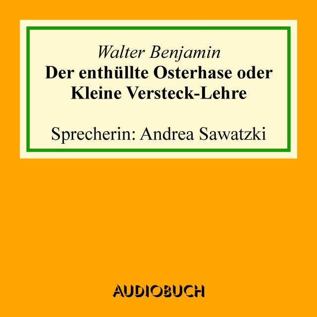 Cover for Der enthüllte Osterhase oder Kleine Versteck-Lehre