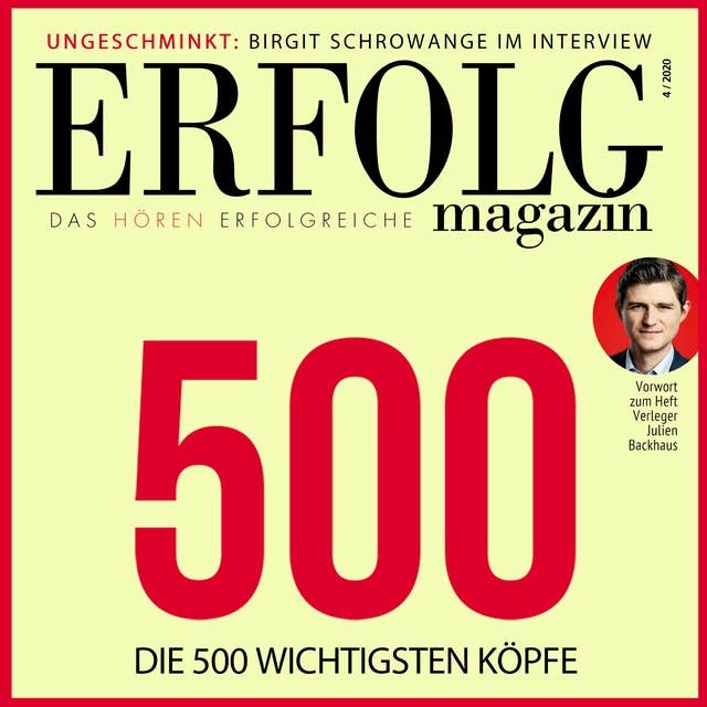 ERFOLG Magazin 4/2020: Das hören Erfolgreiche