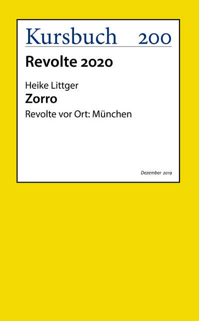 Zorro: Revolte vor Ort: München