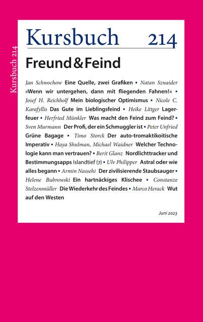 Kursbuch 214: Freund & Feind