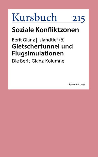 Gletschertunnel und Flugsimulationen: Die Berit-Glanz-Kolumne