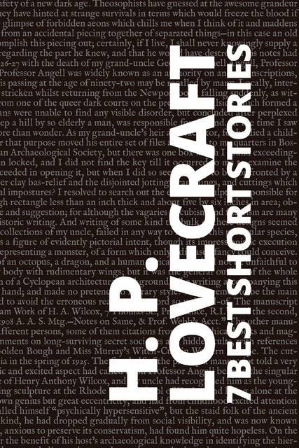 Cover for 7 best short stories by H. P. Lovecraft