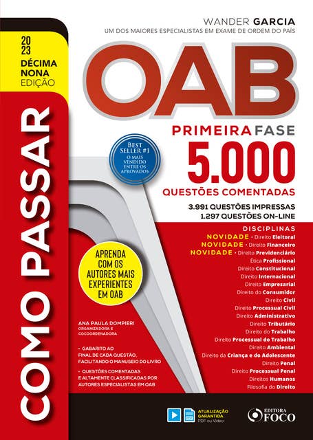 Como passar OAB Primeira Fase: 5.000 questões