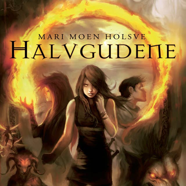 Cover for Halvgudene