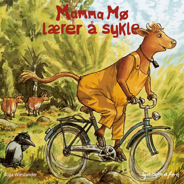 Mamma Mø lærer å sykle