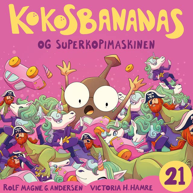 Cover for Kokosbananas og superkopimaskinen