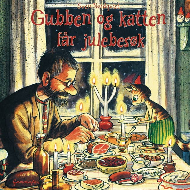Gubben og katten får julebesøk