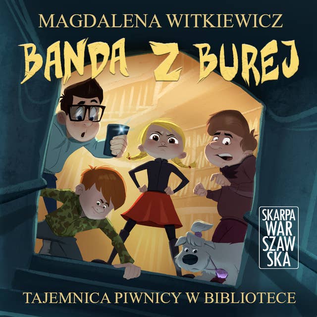Cover for Banda z Burej. Tajemnica piwnicy w bibliotece