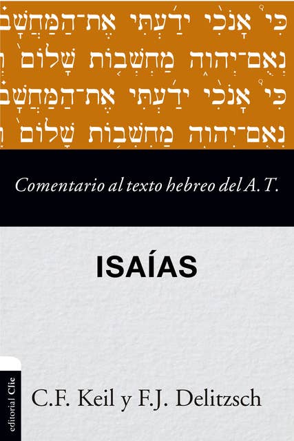 Comentario al texto hebreo del Antiguo Testamento - Isaías