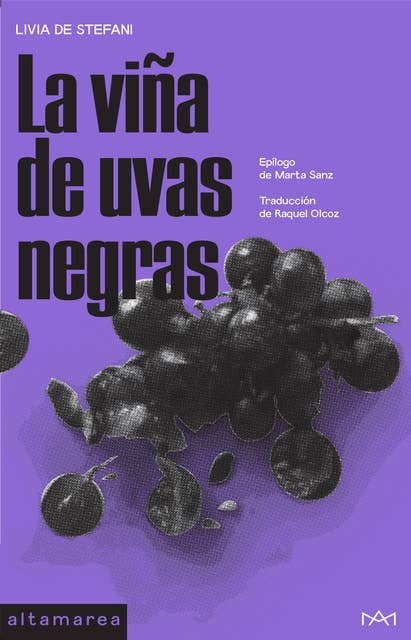 La viña de uvas negras