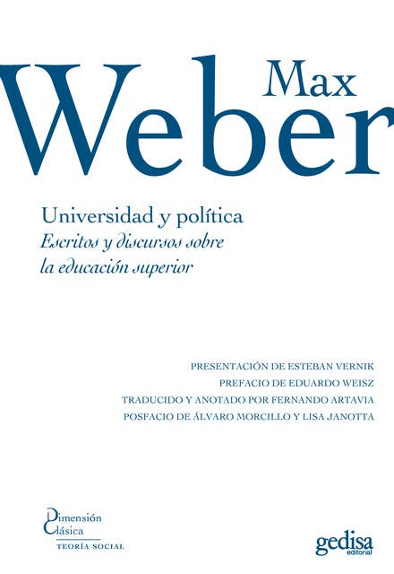Universidad y política: Escritos y discursos sobre la educación superior