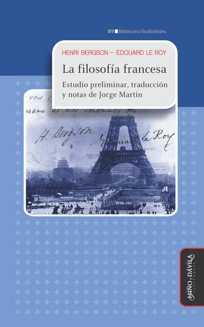 La filosofía francesa: Estudio preliminar, traducción y notas de Jorge Martin
