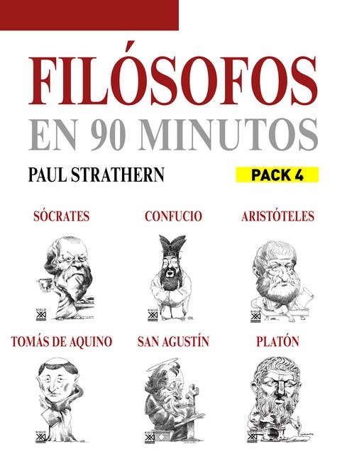 En 90 minutos - Pack Filósofos 4: Sócrates, Platón, Aristóteles, Confucio, Tomás de Aquino y San Agustín