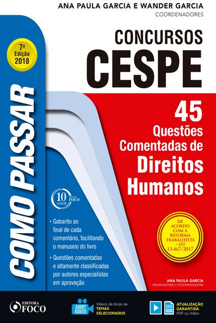Como passar em concursos CESPE: direitos humanos: 45 questões comentadas de direitos humanos