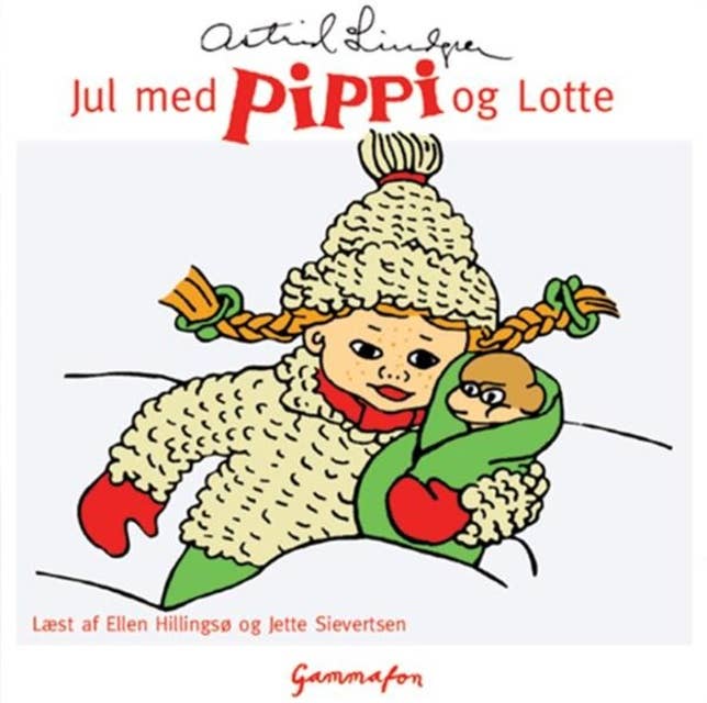 Cover for Jul med Pippi og Lotte