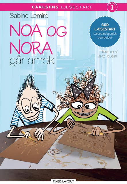 Carlsens læsestart - Noa og Nora går amok