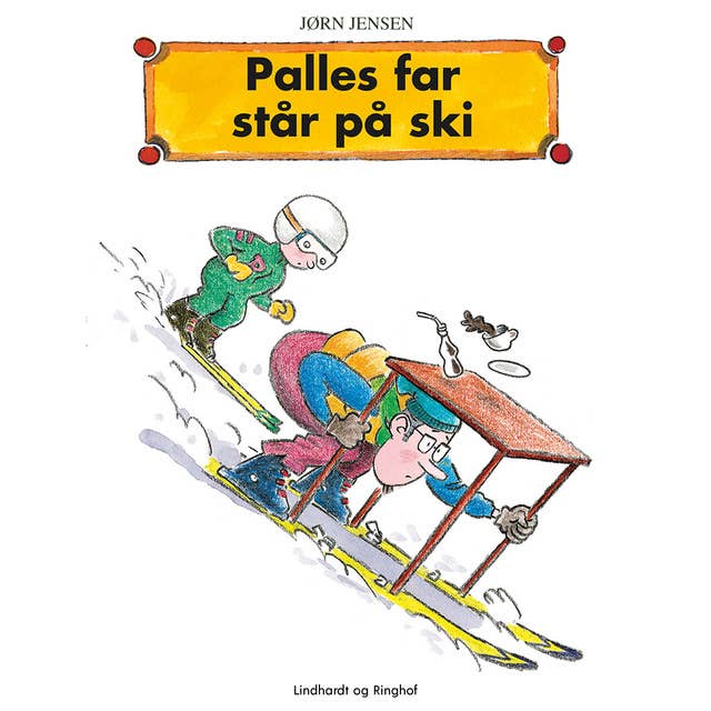 Palles far står på ski