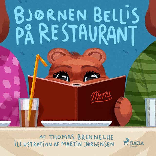 Bjørnen Bellis på restaurant