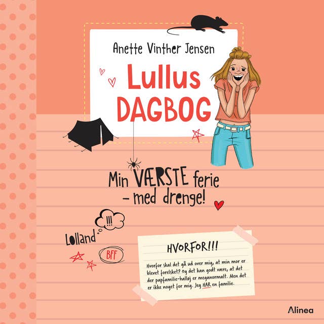 Cover for Lullus dagbog (1) - Min værste ferie med drenge