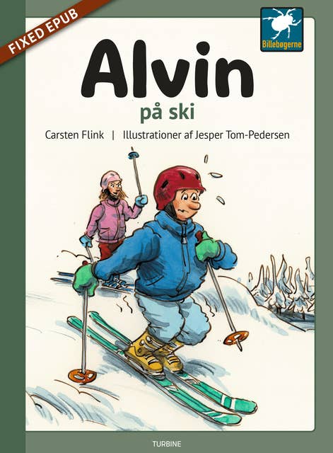 Alvin på ski