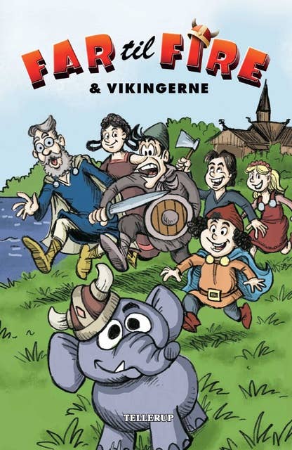 Far til fire #3: Far til fire og vikingerne (LYT & LÆS)