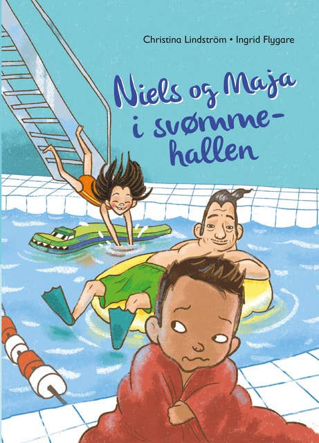 Niels og Maja i svømmehallen