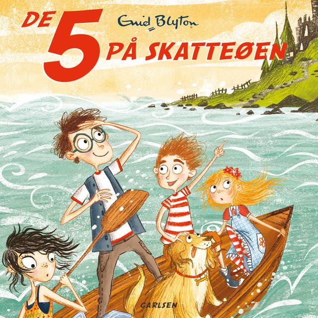 Cover for De 5 på Skatteøen