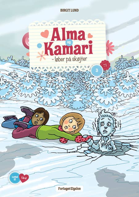 Alma og Kamari: løber på skøjter