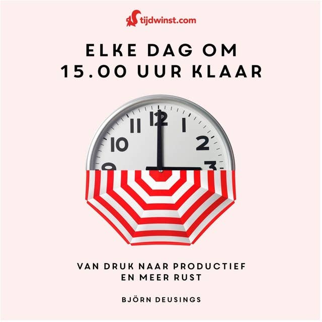 Tijdwinst - Elke dag om 15.00 uur klaar: Van druk naar productief en meer rust