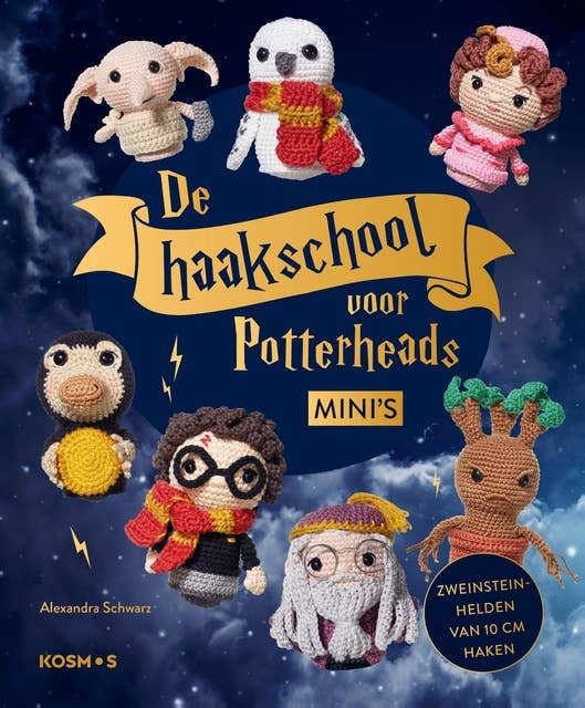 De haakschool voor Potterheads mini's: Zweinsteinhelden van 10 cm haken