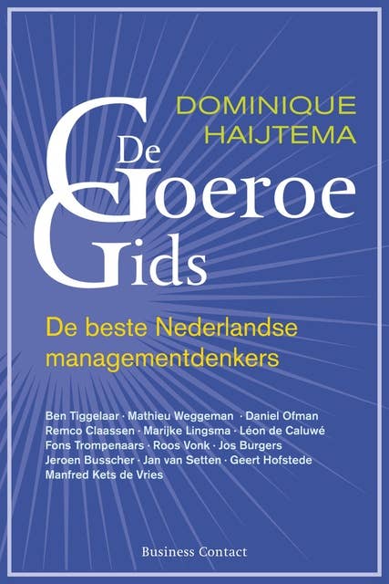 De goeroegids: de beste Nederlandse managementdenkers