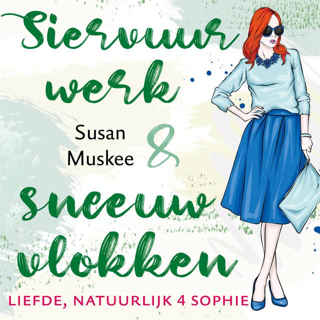 Siervuurwerk en sneeuwvlokken