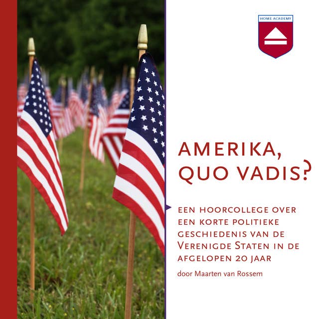 Cover for Amerika, quo vadis?: Een hoorcollege over een korte politieke geschiedenis van de Verenigde Staten in de afgelopen 20 jaar