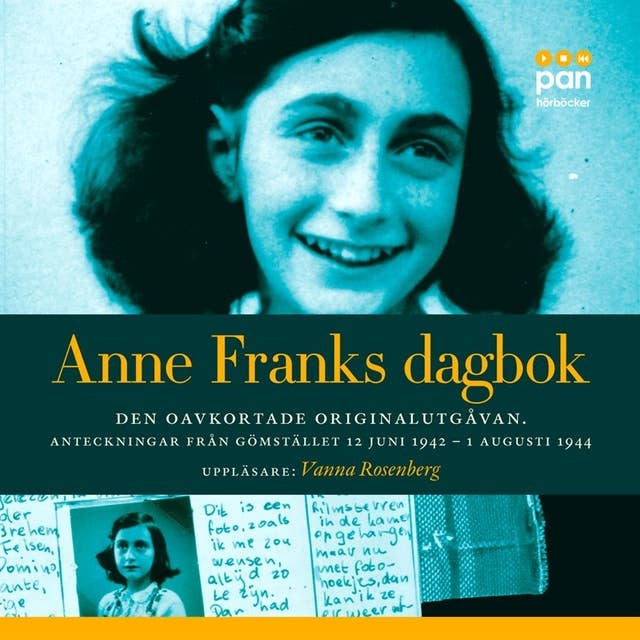 Cover for Anne Franks dagbok : Anteckningar från gömstället 12 juni 1942- 1 augusti