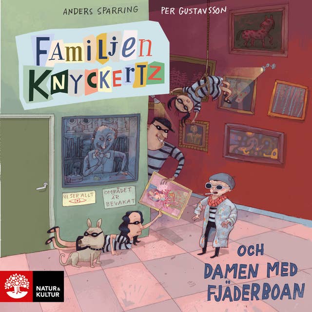 Cover for Familjen Knyckertz och damen med fjäderboan
