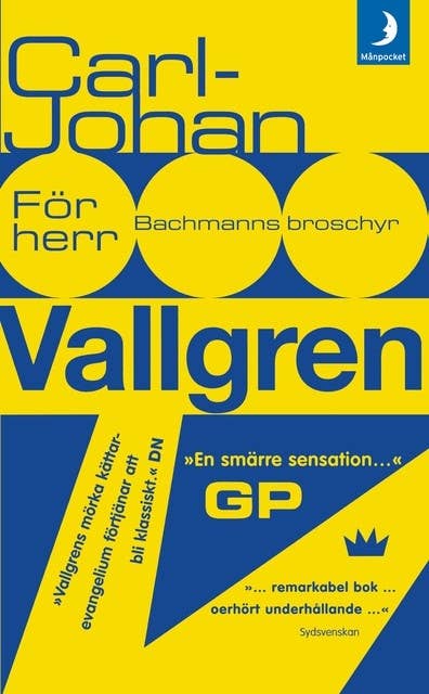 Cover for För herr Bachmanns broschyr