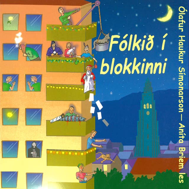 Cover for Fólkið í blokkinni