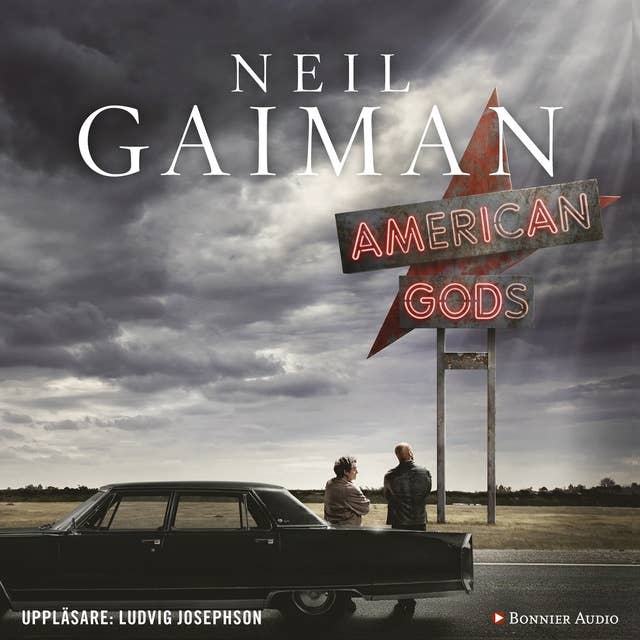 Cover for American Gods (svensk utgåva)