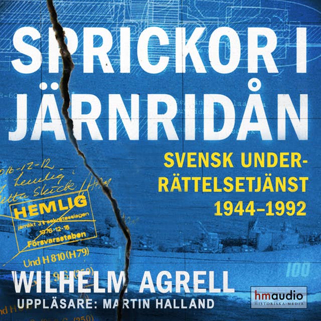 Cover for Sprickor i järnridån. Svensk underrättelsetjänst 1944–1992