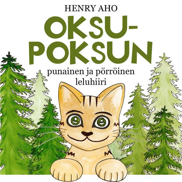 Oksu-Poksun punainen ja pörröinen leluhiiri
