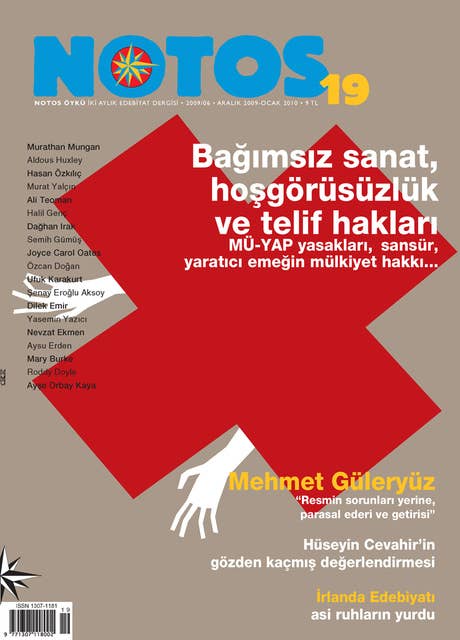 Cover for Notos Dosyaları 19 - Bağımsız Sanat, Hoşgörüsüzlük ve Telif Hakları