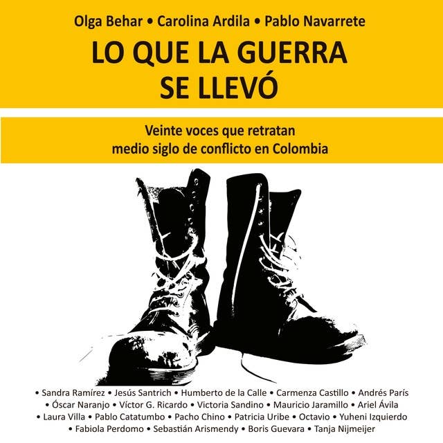 Cover for Lo que la guerra se llevó. Veinte voces retratan medio siglo de conflicto en Colombia