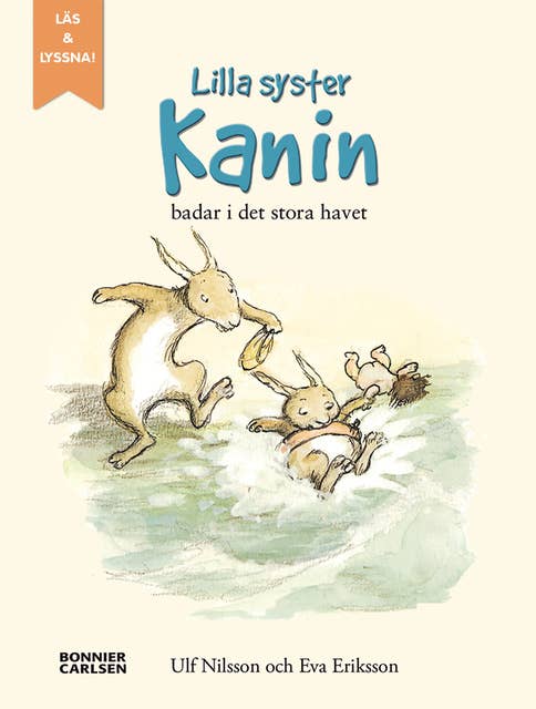 När lilla syster Kanin badade i det stora havet (e-bok + ljud)